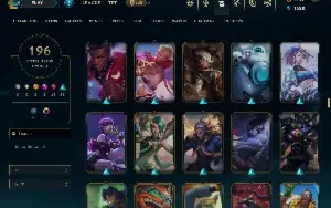 Conta Lol Lvl 415|196 Skins Com 1440 Rp 152K De Essencia