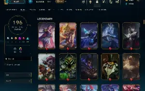 Conta Lol Lvl 415|196 Skins Com 1440 Rp 152K De Essencia