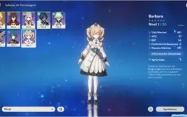 GENSHIN IMPACT - PERSONAGENS E ARMAS 4 ESTRELAS