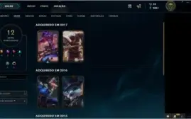 CONTA LEAGUE OF LEGENDS - OURO 3 (S8) PROMOÇÃO!