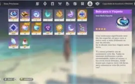 Genshin impact conta AR 57, 9 personagens 5 estrelas