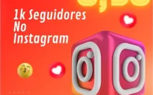 [PROMOÇÃO] 1000 SEGUIDORE INSTAGRAM - 5,90 - O MAIS BARATO