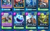 Conta ClashRoyale +5 ANOS Nivel 13 +328K 1000 gemas