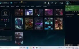 V > Conta 53 skins e 90 Champs tem Skin Yasuo