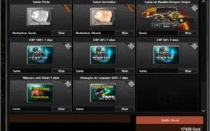 Conta pb 30% para capitao 1 itens para upar e varias armas .