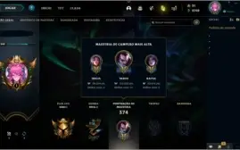 Conta 7 Skins Prestígio +  Vayne Ladra de Almas