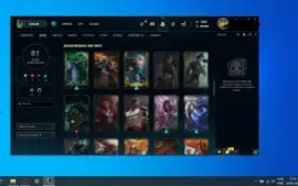 Conta league of legends lvl 200 - 81 skins - 1860 rp