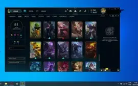 Conta league of legends lvl 200 - 81 skins - 1860 rp