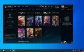 Conta league of legends lvl 200 - 81 skins - 1860 rp