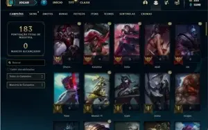 Conta Platina 4 com 87 Champs e 47 Skins