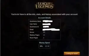 Conta borda plat 5, 70 champs 31 skins e recompensas