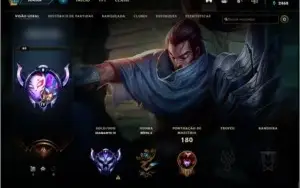 Conta Lol D4 Com 74 Champs e Passe Florescer