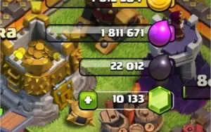 Conta clash of clans cv11 com 10.100 gemas