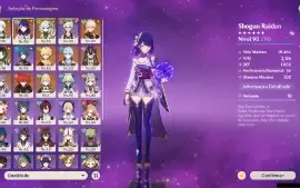✧Conta Ar56 C/Raiden, Ayaka, Ayato, Kazuha, Nahida Prof 993✧