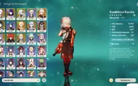 ✧Conta Ar56 C/Raiden, Ayaka, Ayato, Kazuha, Nahida Prof 993✧