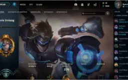 Conta lol com MMR de platina de centenas de skins