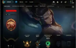 CONTA league of legends mediana (smurf/main)