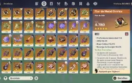 GENSHIN IMPACT - AR59 , 25T5, Furina, Shogun, kazuha, Venti,