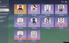 GENSHIN IMPACT - AR59 , 25T5, Furina, Shogun, kazuha, Venti,