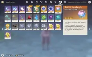 Raiden Shogun + Engulfing Lightning e personagens 5 estrelas