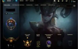 Conta de lol gold 4