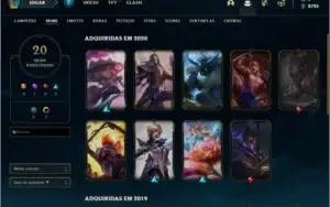 Conta de lol gold 4
