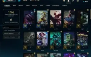 Conta de lol gold 4