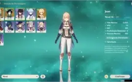 GENSHIN IMPACT CONTA INICIANTE VENTI 5* JEAN 5* BEIDOU 4*