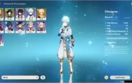 GENSHIN IMPACT CONTA INICIANTE VENTI 5* JEAN 5* BEIDOU 4*