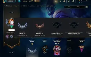 Prata 3 com TODOS os champs e 90 Skins ( Mais de 150 Jogos )