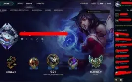 Conta Borda DIAMANTE Elo Platina