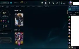 CONTA DE LOL COM 97 CHAMP E 81 SKINS