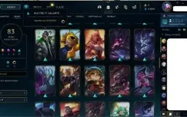 CONTA DE LOL COM 97 CHAMP E 81 SKINS