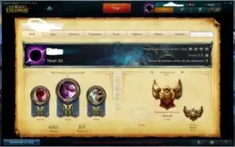 Conta gold 4 ful champs