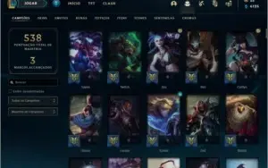 CONTA DE LOL PLATINA 4