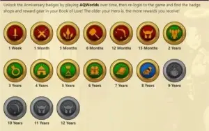 VENDO CONTA AQW (ADVENTURE QUEST WORLD) ANTIGA 8 ANOS