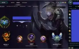 Conta LOL diamante