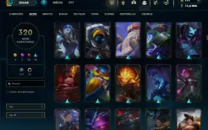 Ferro 2 com 150 Champs e 320 Skins + 20 Maestrias 7