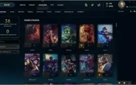 Conta LoL Platina IV + Aatrox Vitorioso + Ekko True Damage