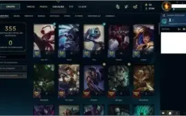 Conta League Of Legends Ouro 3 85 Campeões E 37 Skins