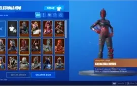 CONTA FORTNITE (GALAXY, Red Knight...) season 4/5/6/7