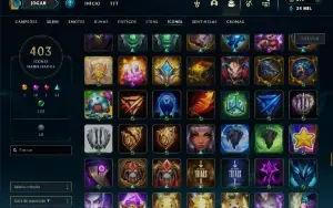 Vendo Conta De Lol de 2017 - Diamante- 660 Skins