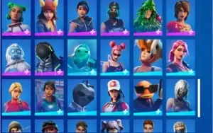 conta de fortnite com 79 skins e 70 picaretas