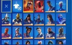 conta de fortnite com 79 skins e 70 picaretas