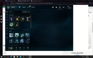 conta no gold 4 boa skins e champs!