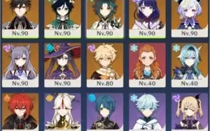 AR57 Genshin Zhongli/Venti/Xiao c1/Raiden etc 213 desejos