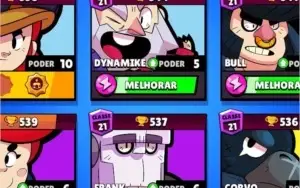 Brawl stars todos os lendarios
