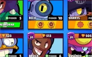 Brawl stars todos os lendarios