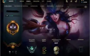 Conta Platina 25 skins
