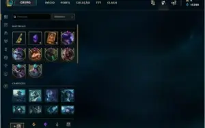 Conta Platina 25 skins